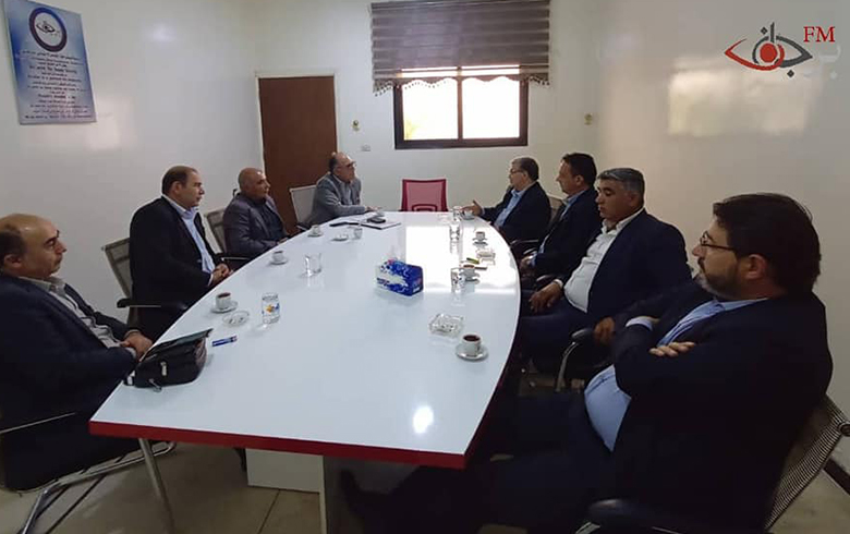 زيارة ودّية من وفد الديمقراطي التقدمي الكُردي لمنظمة برجاف