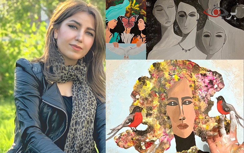 نسرين سرخوشي: رغم المرض لم أترك الرسم بل بقيت اللوحات والألوان ونيس وصديق لي طول هذه المُدة